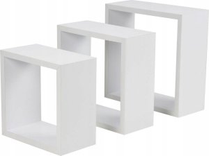 Homea Półki wiszące kostki, zestaw 3 szt. 12