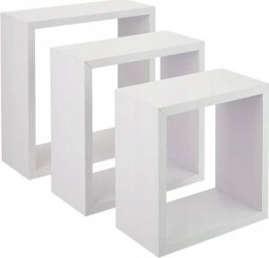 Homea Półki wiszące kostki, zestaw 3 szt. 15