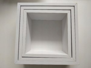 Homea Półki wiszące kostki, zestaw 3 szt. 2