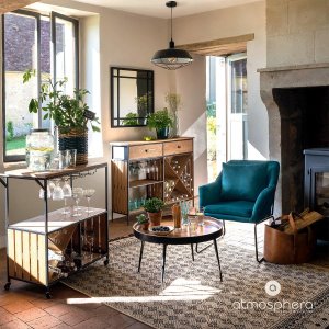 Atmosphera Lampa industrialna NATHAN, wisząca, Ø 35 cm 2