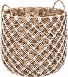 Atmosphera Bambusowe kosze do przechowywania MAKRAMA, 3 sztuki 3