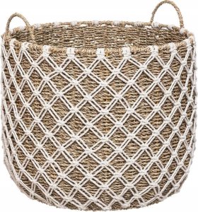 Atmosphera Bambusowe kosze do przechowywania MAKRAMA, 3 sztuki 4