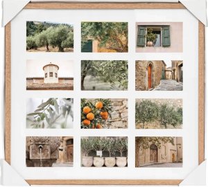 Ramka Atmosphera Multiramka na zdjęcia MILEA, 12 zdjęć, drewniana 2