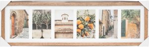 Ramka Atmosphera Multiramka na zdjęcia MILEA, 6 zdjęć, drewniana 4