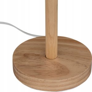 Atmosphera Lampa stołowa DELLA, drewniana podstawa, 42 cm 2