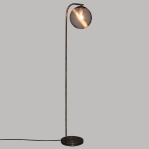 Atmosphera Lampa podłogowa z okrągłym kloszem NIGHT GOLD, 153 cm 5