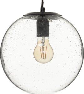 Atmosphera Lampa wisząca do salonu NUNN, szklana kula, Ø 25 cm 2