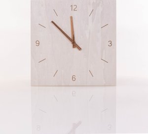 TODAY Zegar ścienny drewniany Simplicity 4