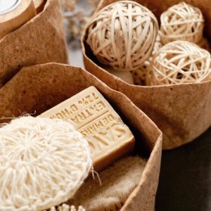 TODAY Kosze do przechowywania Simplicity, cork, 3 pojemniki 3