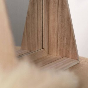 TODAY Lusterko kosmetyczne w drewnianej oprawie, 32 x 26 cm 3