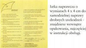 Intex Materac dmuchany do pływania 12