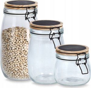 Zeller Szklany słoik z hermetycznym zamknięciem 5