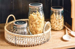 Zeller Szklany słoik z hermetycznym zamknięciem 7