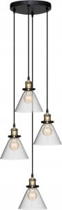 Atmosphera Lampa nad stół industrialna Alak, 4-punktowa, Ø 18 cm 1