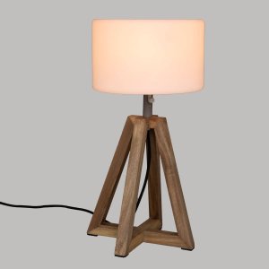 Atmosphera Lampa na taras Matia, stelaż z drewna akacjowego, wys. 58 cm 2