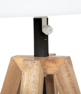 Atmosphera Lampa na taras Matia, stelaż z drewna akacjowego, wys. 58 cm 4