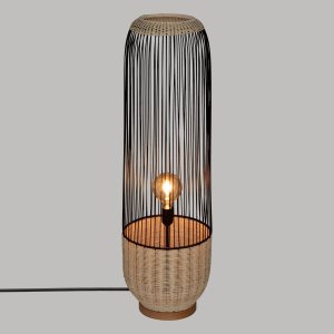 Atmosphera Lampa podłogowa boho Anea, rattan i metal, wys. 95 cm 3