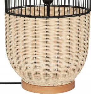 Atmosphera Lampa podłogowa boho Anea, rattan i metal, wys. 95 cm 4