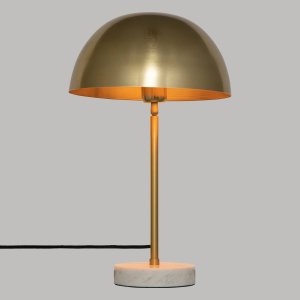 Atmosphera Lampa stołowa w stylu retro Lilio, grzybek, wys. 46 cm 2
