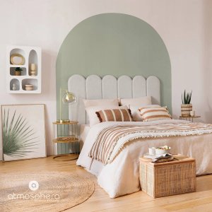 Atmosphera Lampka nocna złota glamour, metal i szkło, 48 cm 2