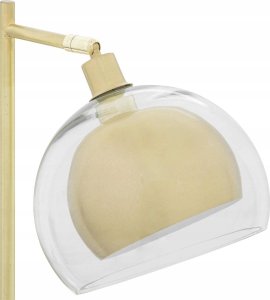 Atmosphera Lampka nocna złota glamour, metal i szkło, 48 cm 4