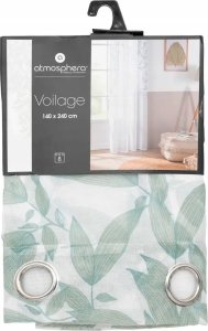 Atmosphera Firanka na przelotkach, wzór liści, 140 x 240 cm 5