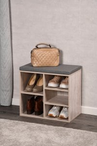 Kesper Szafka na buty z siedziskiem, 5 przegródek, MDF, 4