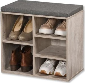 Kesper Szafka na buty z siedziskiem, 5 przegródek, MDF, 6