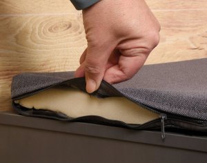 Kesper Szafka na buty z siedziskiem, 5 przegródek, MDF, Kesper 2