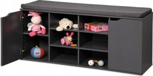 Kesper Szafka na buty z siedziskiem i zamkniętymi półkami, MDF, Kesper 2