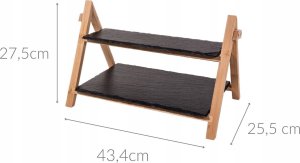 Kesper Patera bambusowa do serwowania 3