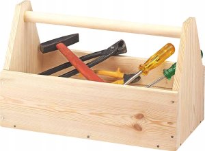 Kesper Skrzynka na akcesoria, drewno sosnowe, 42 x 21 cm, 4