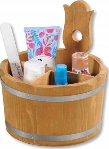 Kesper Dekoracyjny pojemnik na sztućce i serwetki, Ø 17 cm, 4