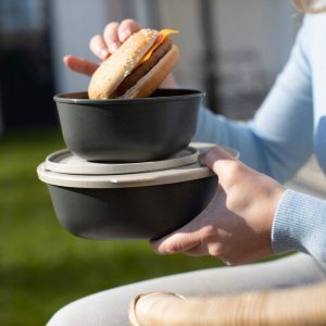 Koziol Pojemnik z pokrywką 0,7l + 1,3l, CONNECT BOX SET KOPENHAGEN, zestaw 2 sztuki, KOZIOL 3