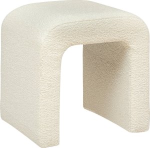 Atmosphera Stołek łuk bouclé SEVI, wys. 43 cm 1
