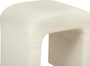 Atmosphera Stołek łuk bouclé SEVI, wys. 43 cm 2