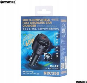 Ładowarka Remax ŁAD SAM. YATOY SERIES WITH SCENT 60W PD QC RCC353 1xUSB +1xUSB-C BLACK 3