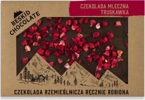 Beskid Chocolate CZEKOLADA MLECZNA TRUSKAWKA 70 g 1