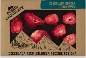 Beskid Chocolate CZEKOLADA GORZKA Z TRUSKAWKĄ 70 g. 1