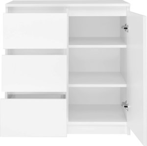 Triton ZESTAW KOMODA COSTA 6 SZUFLAD 3 DRZWI SZAFKA BIEL 2
