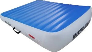 Master Dmuchany materac gimnastyczny Masterjump 180 cm x 120 cm x 20 cm niebieski 3