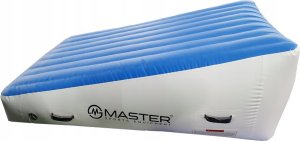 Master Dmuchany materac gimnastyczny Masterjump 180 cm x 120 cm x 20 cm niebieski 4
