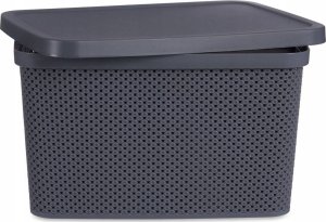 Kipit Kosz plastikowy z pokrywką, organizer, 19 l 2