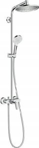Zestaw prysznicowy Hansgrohe Hansgrohe komplet prysznicowy Crometta S 240 1jet z baterią jednouchwytową 27269000 1