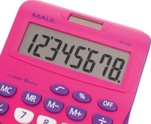 Kalkulator Maul Kalkulator Maul MJ 550 rózowy, RÓŻOWY 2