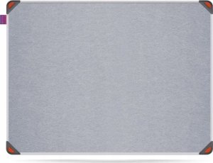 MemoBe Tablica filcowa Idea Edge 60x45cm rama aluminiowa popielata 1