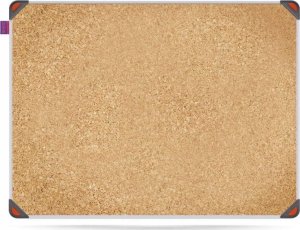 MemoBe Tablica korkowa MemoBe Idea Edge 60x45cm rama aluminiowa 1