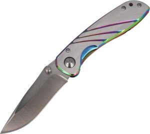 Herbertz Nóż Herbertz Solingen Rainbow Titanium Folder (200 1