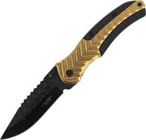 Herbertz Nóż Herbertz Solingen Hit Black-Gold Drop Point Fo 1