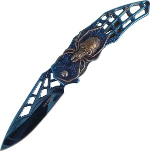 Herbertz Nóż Herbertz Solingen motyw 3D Spider, RainBlue (5 1